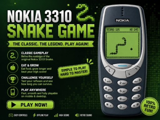 Copertina di Nokia 3310 Snack Game